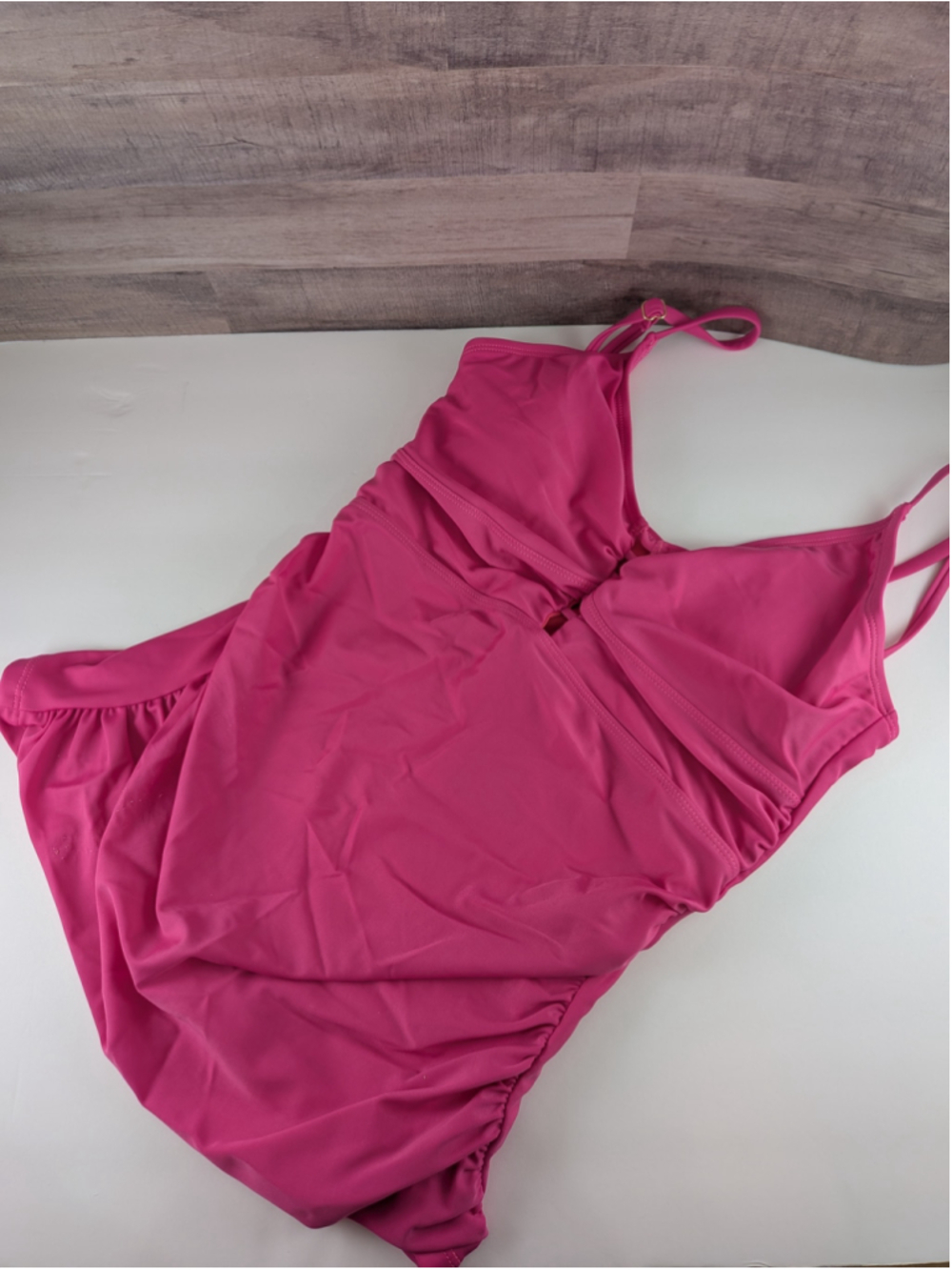 RELLECIGA Pink Tankini Bikini Swimsuit Small